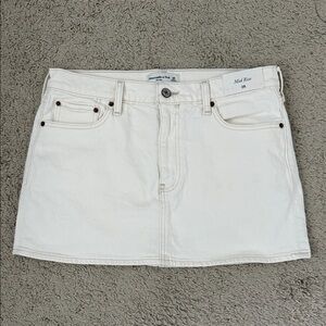 Womens Abercrombie Jean Mini Skirt